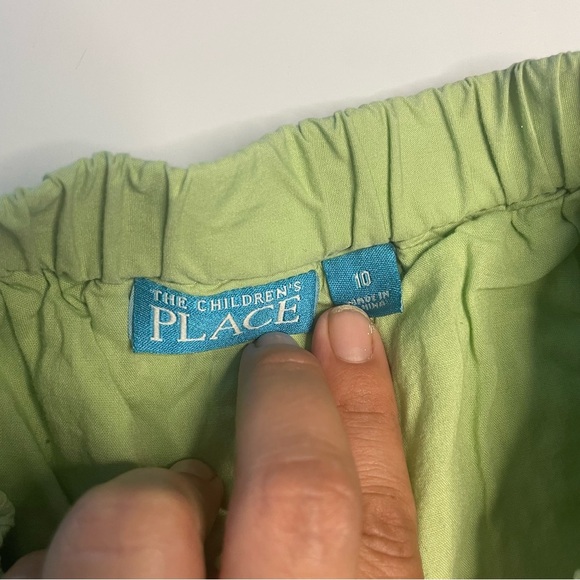 The Children’s Place Girls 10 Spring Green Lined Skirt PRELOVED - Picture 4 of 6